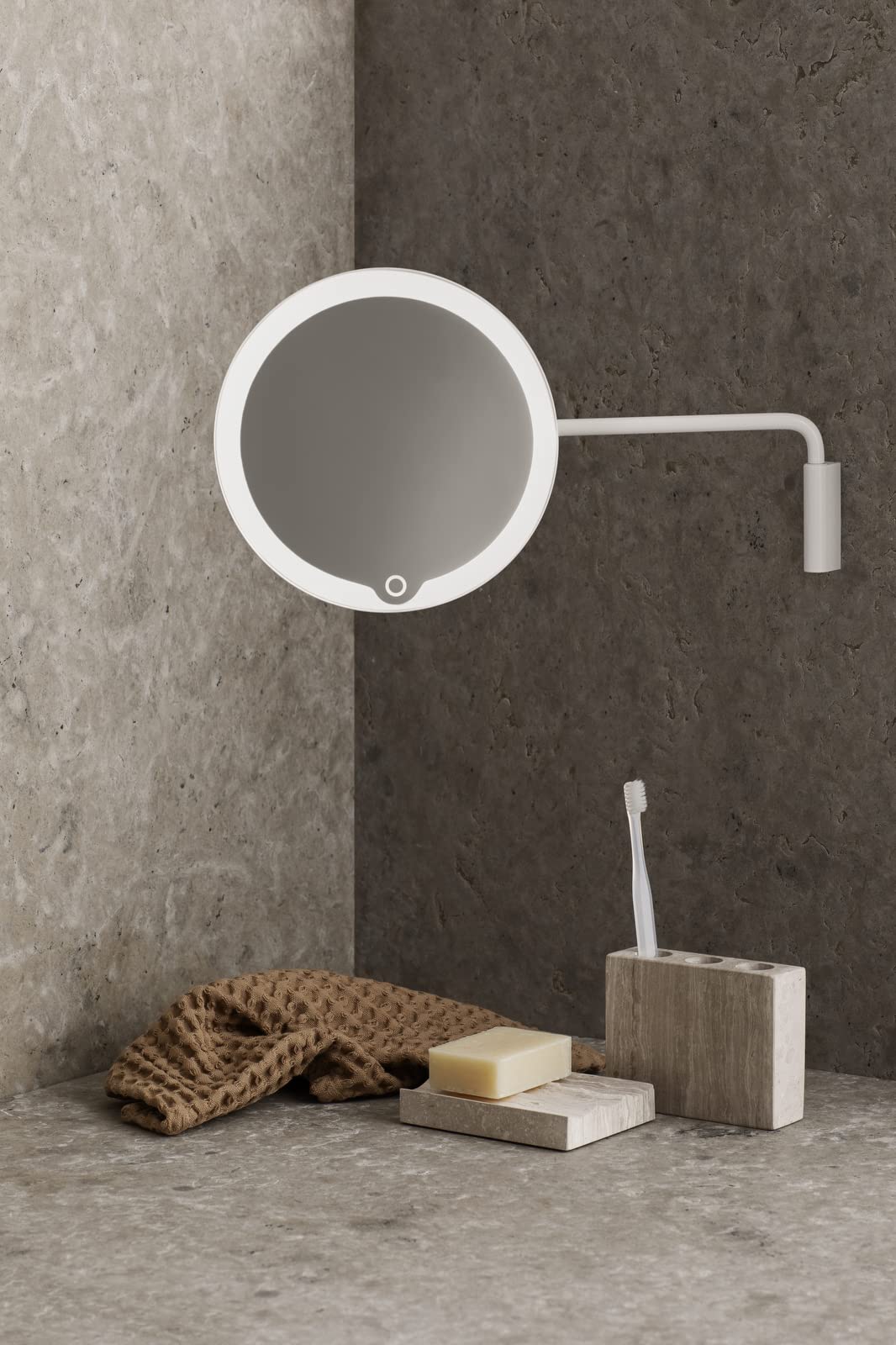 Amazon.com: Blomus MODO LED Wall Mounted Vanity Mirror White
